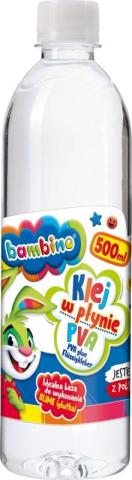 Klej w płynie PVA 500ml BAMBINO