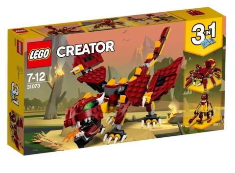 Lego CREATOR 31073 Mityczne stworzenia 3w1