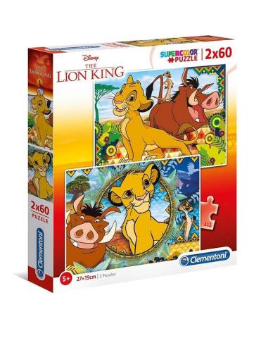 Puzzle 2x60 Król Lew