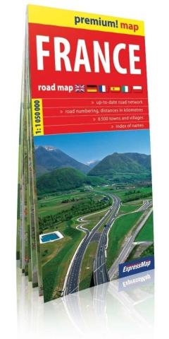 Premium! map Francja 1:1 050 000 mapa w.2019