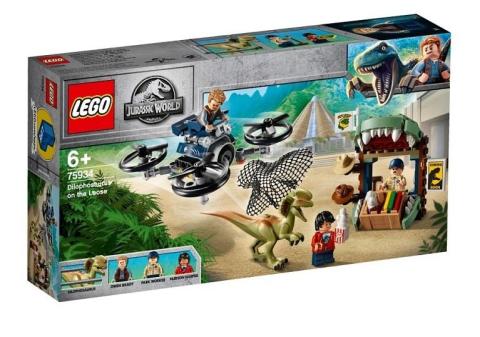 Lego JURASSIC WORLD 75934 Dilofozaur na wolności