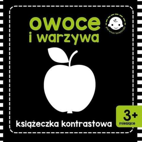 Książeczka kontrastowa. Owoce i warzywa