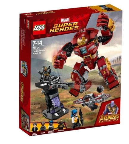 Lego SUPER HEROES 76104 Walka w Hulkbusterze