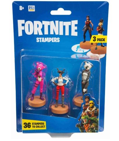 Fortnite figurka pieczątka 3pak