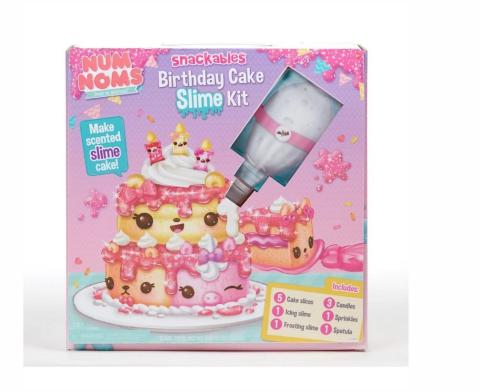 Num Noms Snackables Brithday Cake Slime Kit