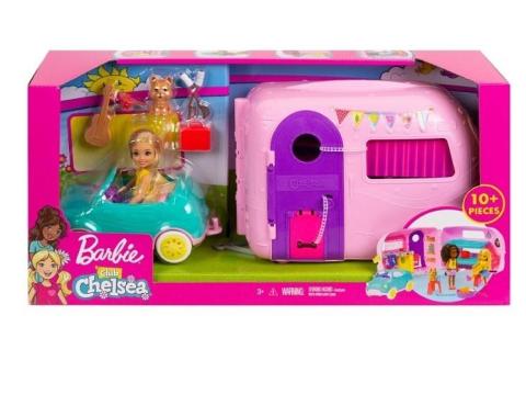 Barbie. Chelse z przyczepą kempingową