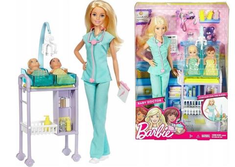 Barbie Kariera. Lekarz Pediatra z akcesoriami