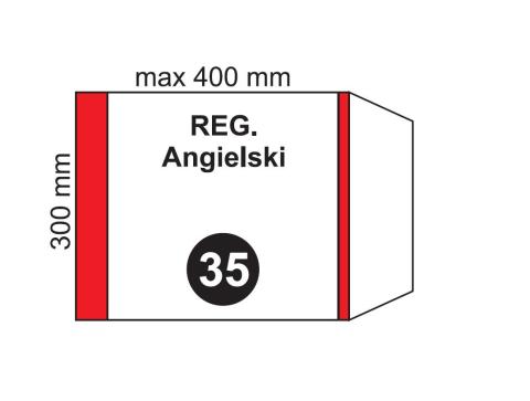 Okładka na podr regulowana NR 35 (20szt)