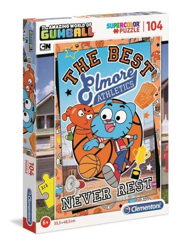 Puzzle 104 Super kolor Gumball