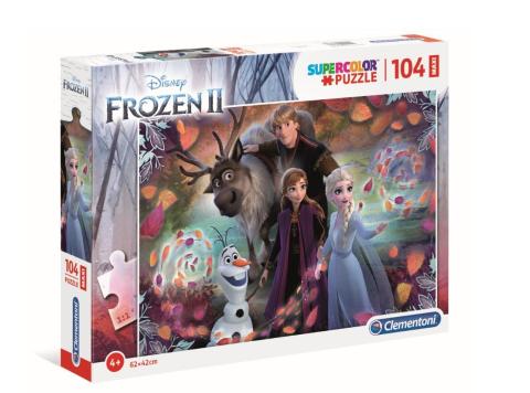 Puzzle 104 Maxi Super kolor Frozen 2