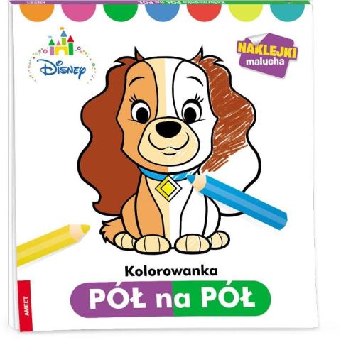 Disney Maluch. Kolorowanka pół na pół