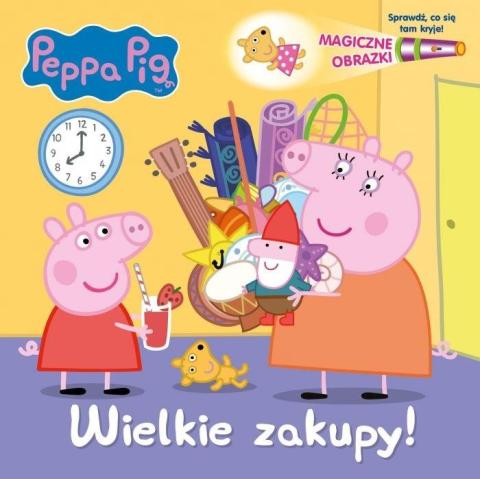 Świnka Peppa. Magiczne obrazki. Wielkie zakupy!