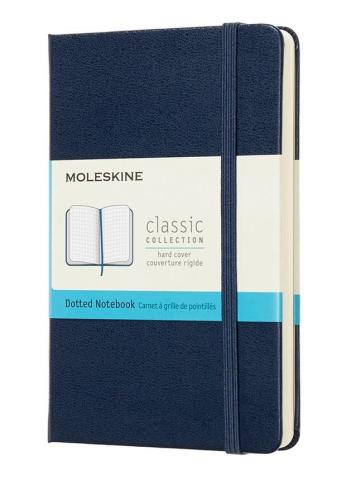 Notes Classic 19x14 tw. kropki szafirowy