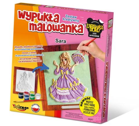 Wypukła Malowanka Księżniczka - Sara