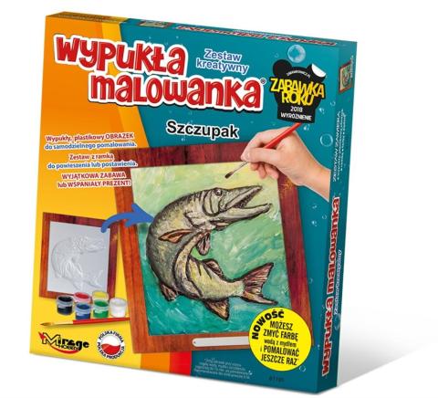 Wypukła Malowanka Ryba - Szczupak