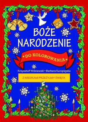 Boże Narodzenie do kolorowania - z kredkami...