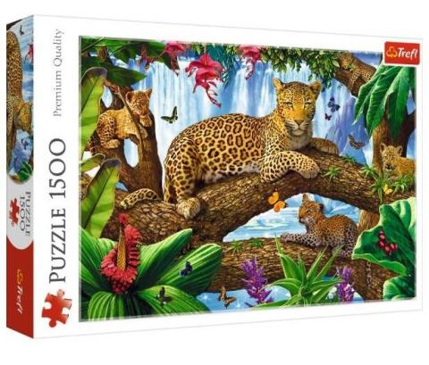 Puzzle 1500 Odpoczynek wśród drzew TREFL