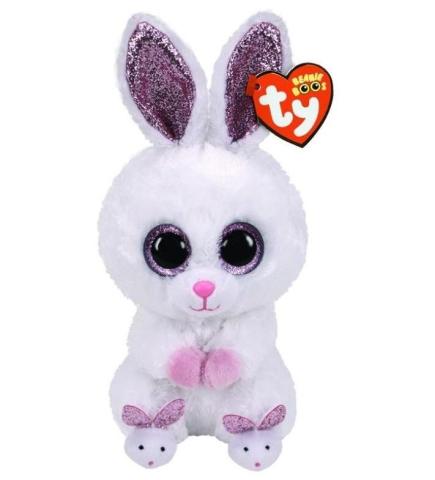 Beanie Boos Slippers - Królik z kapciami 15cm