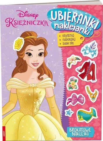 Disney Księżniczka. Ubieranki, naklejanki