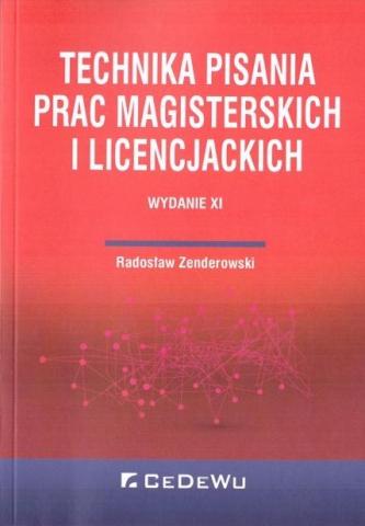 Technika pisania prac magisterskich i licencj.