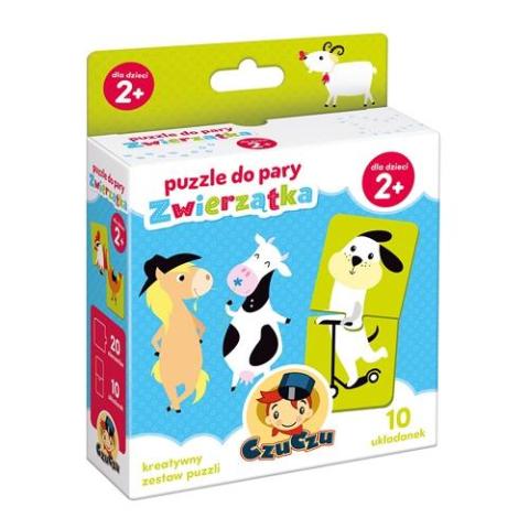 Puzzle do pary - Zwierzątka 2+