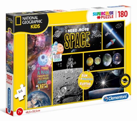 Puzzle 180 National Geo Kids I need more Space