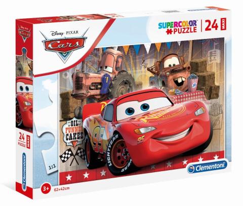 Puzzle 24 Super Kolor Cars maxi