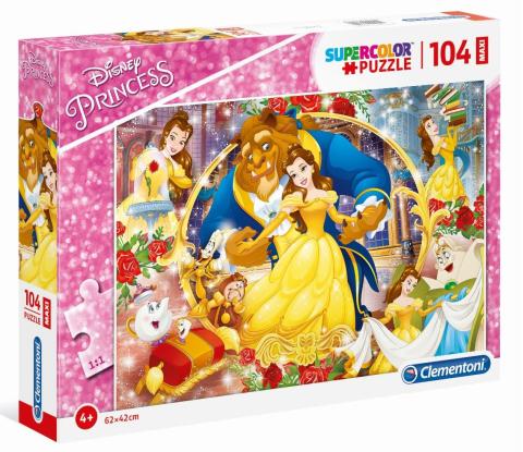 Puzzle 104 Super Kolor The Beauty and the Beast