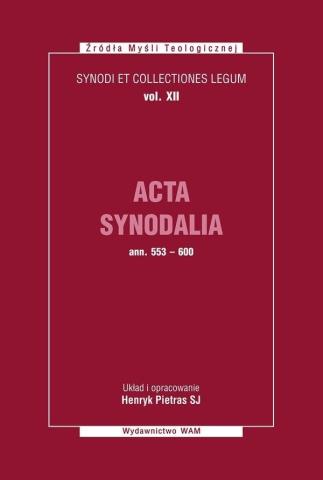 Acta Synodalia T.XII - od 553 do 600 roku