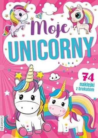 Kolorowanka. Moje unicorny z naklejkami