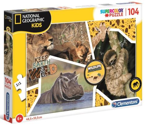 Puzzle 104 National Geo Kids Wildlife Adventurer