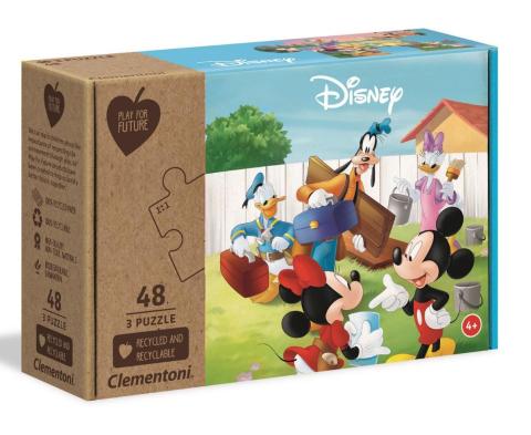 Puzzle 3x48 Play For Future Mickey Mouse