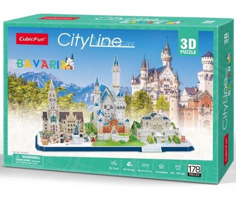 Puzzle 3D Cityline Bawaria