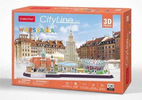 Puzzle 3D Cityline Warszawa