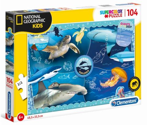 Puzzle 104 National Geo Kids Ocean Explorer