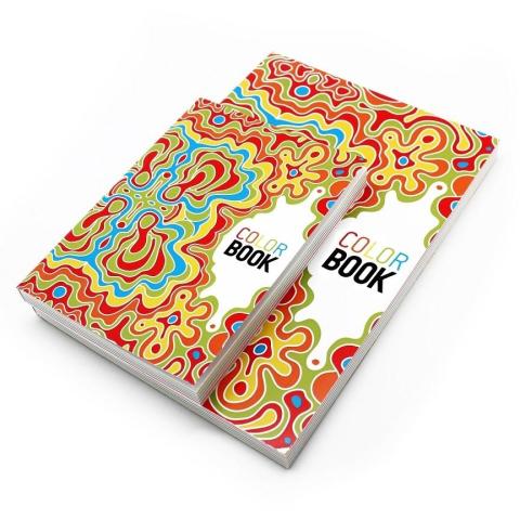 Color book Notatnik ozdobny A6/115K gładki mozaika