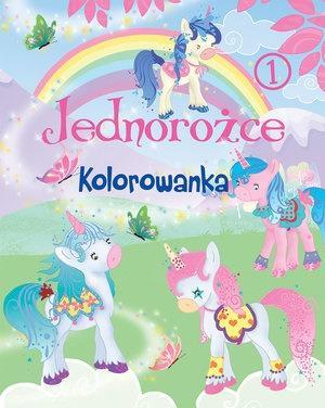 Jednorożce. Kolorowanka 1