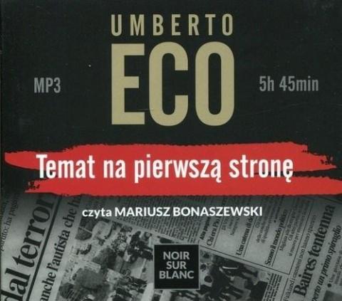 Temat na pierwszą stronę audiobook