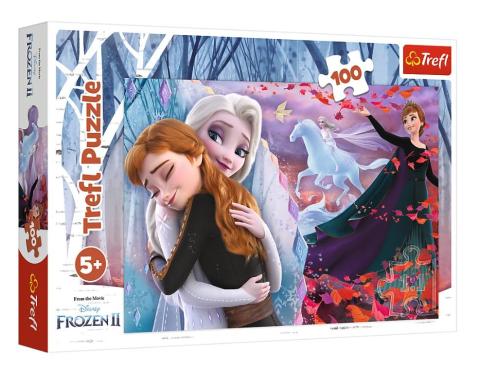 Puzzle 100 Razem na zawsze Frozen TREFL