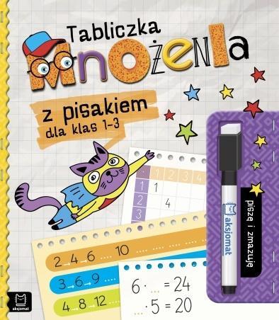 Tabliczka mnożenia z pisakiem dla kl. 1-3