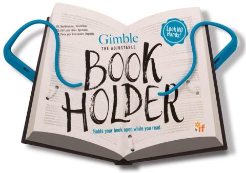 Gimble Book Holder niebieski uchwyt do książki