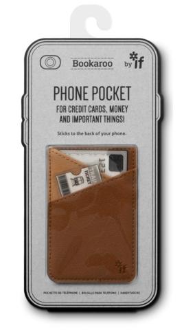 Bookaroo Phone pocket - portfel na telefon brąz