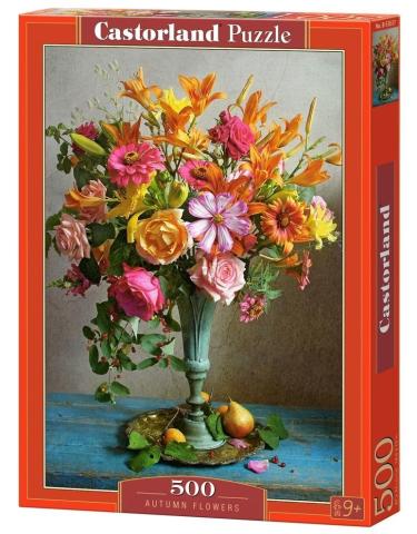 Puzzle 500 Autumn Flowers CASTOR