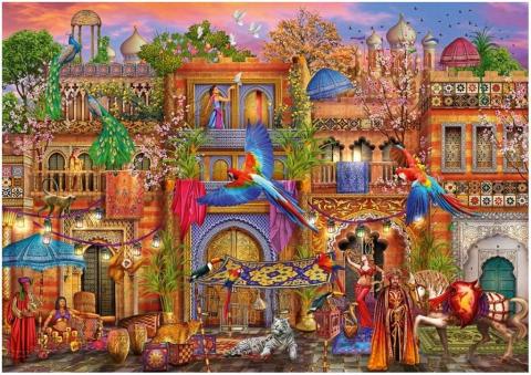 Puzzle 1000 Arabska ulica Ciro Marchetti