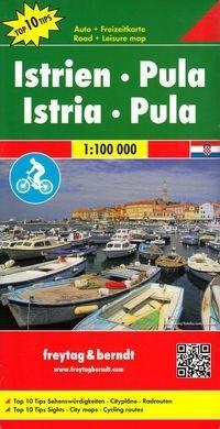 Mapa samochodowa - Istria Pula 1:100 000