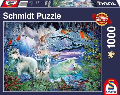 Puzzle PQ 1000 W zimowym lesie G3