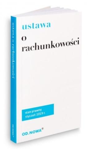 Ustawa o rachunkowości 11.01.2019