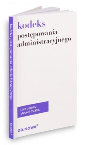 Kodeks postępowania administracyjnego 10.01.2020