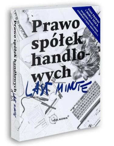 Last Minute. Prawo spółek handlowych 01.03.2020