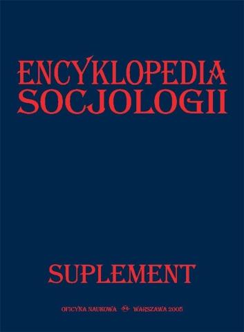 Encyklopedia socjologii. Suplement